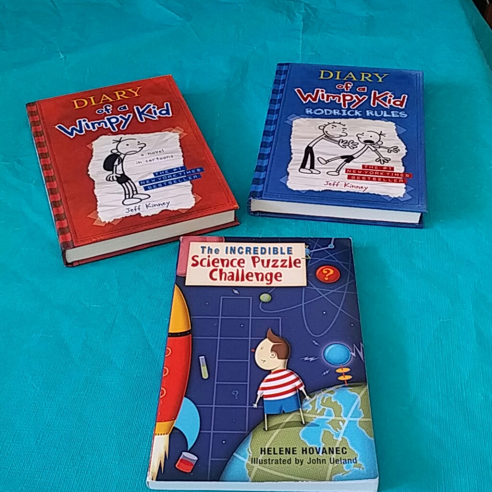 BOOKS  📚 ( Wimpy Kid / Science  Puzzle)